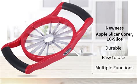 Newness Apple Slicer Corer Slice Large Size Durable Heavy Duty