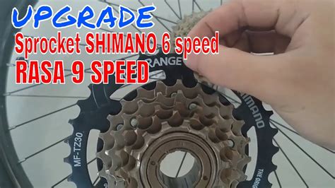 Upgrade Sprocket Shimano Megarange Mf Tz Megarange Speed Shimano