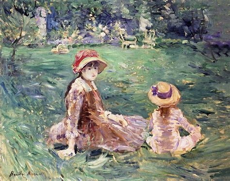 Berthe Morisot El jardín en Maurecourt 1884 Etsy México