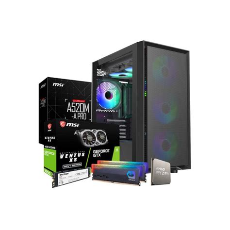 Pcbuilder Amd Ryzen Scout Windows Gaming Pc Geewiz