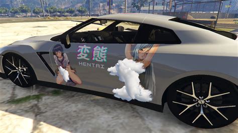 Anime Wrap Gta Nissan Livery Skyline Anime Gta Mods Gta Bnr Itasha