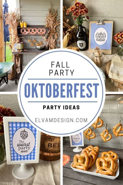 Oktoberfest Decorations Printable | Shelly Lighting