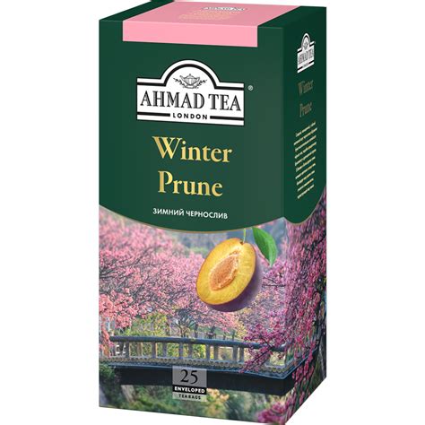 Чай черный «Ahmad Tea» зимний чернослив, с ярлыком, 25х1.5 г купить в ...
