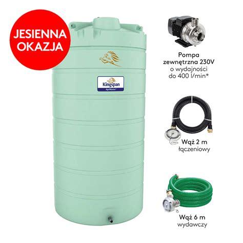 Zbiornik KINGSPAN AgriMaster RSM 22000 l z pompą i wężami