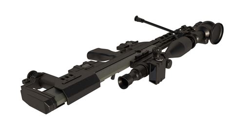 Sniper Rifle Dsr D Model Cgtrader