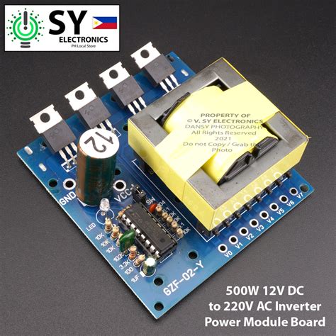 500w 12v Dc To 220v Ac Power Inverter Supply Module Converter 12vdc To