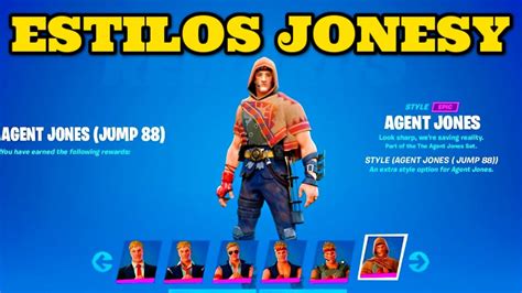 COMO OBTENER TODOS LOS ESTILOS DE JONESY DESAFÍOS FORNITE BATLE ROYAL