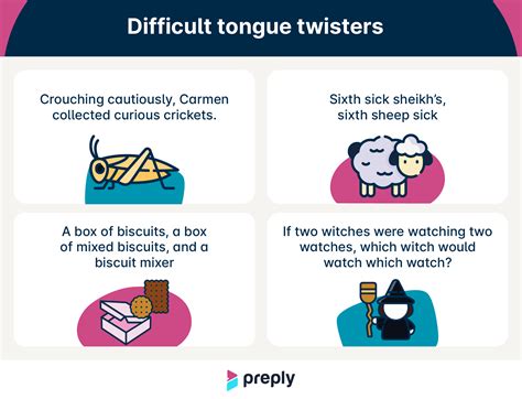 The Best English Tongue Twisters The Most Difficult Tongue Twisters For ...