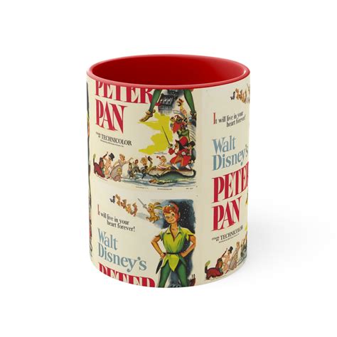 Peter Pan Mug Peter Pan Coffee Mug Disney Movie Mug Coffee Cup