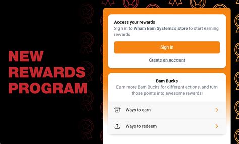 New Rewards Program – Wham Bam Systems