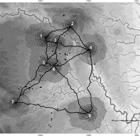 Caminos Ptimos Entre Yacimientos Del Neol Tico Con Las Reas De