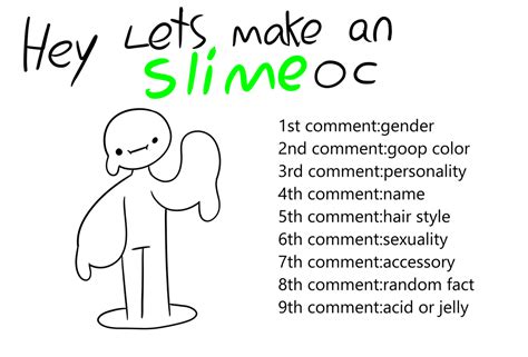 Hey Lets Make An Slime Oc By Eldrichartist On Deviantart