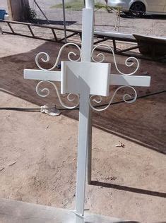 Metal Crosses And Wooden Cross