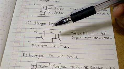 Cara Pasang Seri Dan Paralel Speaker Untuk Mendapatkan Impedance Dan