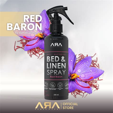 Jual Rumah Wangi ARA Linen Bed Spray RED BARON Multi Purpose