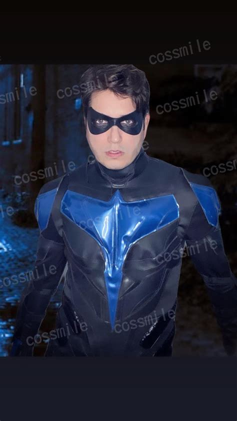 Titans Nightwing Cosplay Costume Carnival Halloween Cosplay Dick Grayson Jumpsuit Superhero