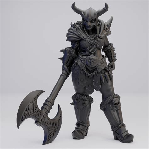 Hot Goblin 斧を持つ戦士 ミニチュア ホットゴブリン TRPG バーバリアン
