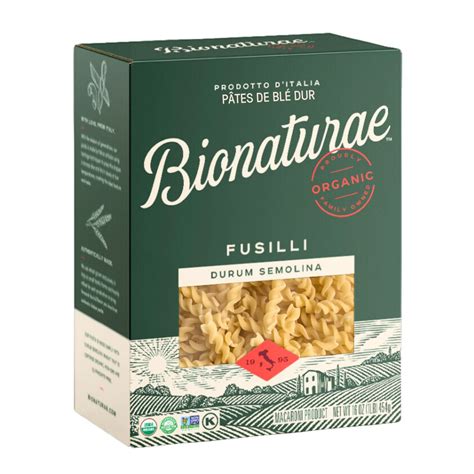 Bionaturae Organic Durum Wheat Semolina Pasta Fusilli At Naturamarket