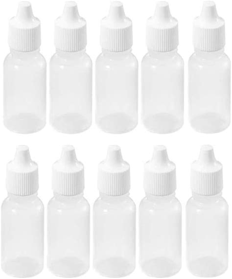 Amazon Dropper Bottles US 5pcs 30ml Empty Plastic Squeezable Eye