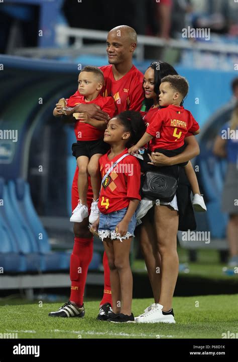 Kaliningrad Russia Th June Vincent Kompany Of Belgium Poses