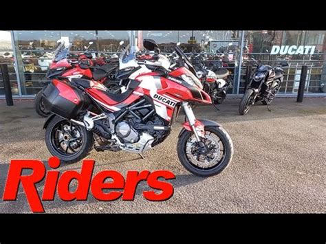 DUCATI Multistrada 1260 S Red White Walk Around With Engine Running