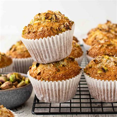 Pistachio Muffins With Real Pistachios