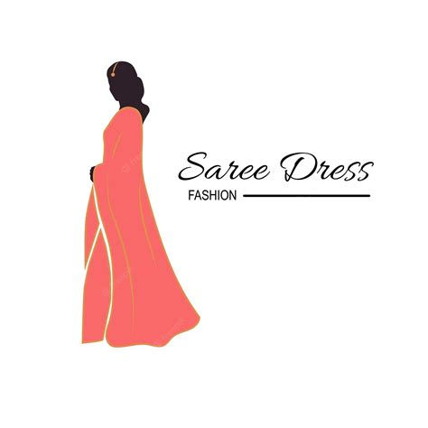 Premium Vector Saree Logo Design With Women Figure Template Women