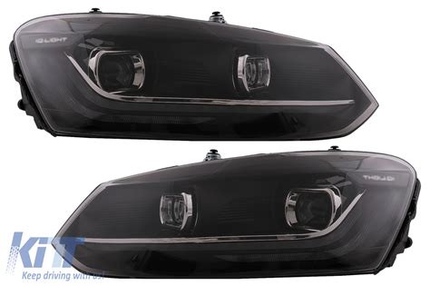 Led Headlights Suitable For Vw Polo Mk R C Dynamic