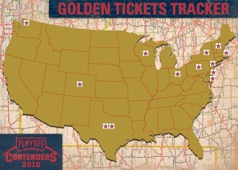 Updated 2010 Playoff Contenders Football Golden Ticket Tracker Dez