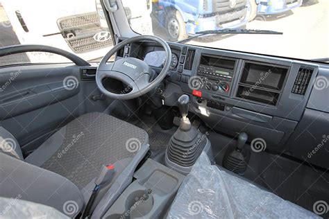 The Interior Of The Truck Cabin Isuzu Inside Russia Moscow 24