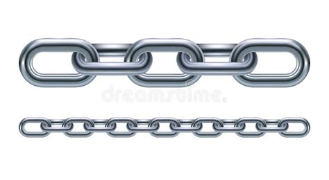 Metal Chain Concept Graphic Stock Illustration Illustration Of