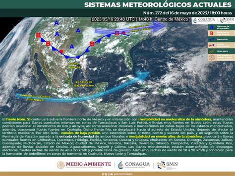 Conagua Clima On Twitter Durante Las Pr Ximas Horas Persistir El