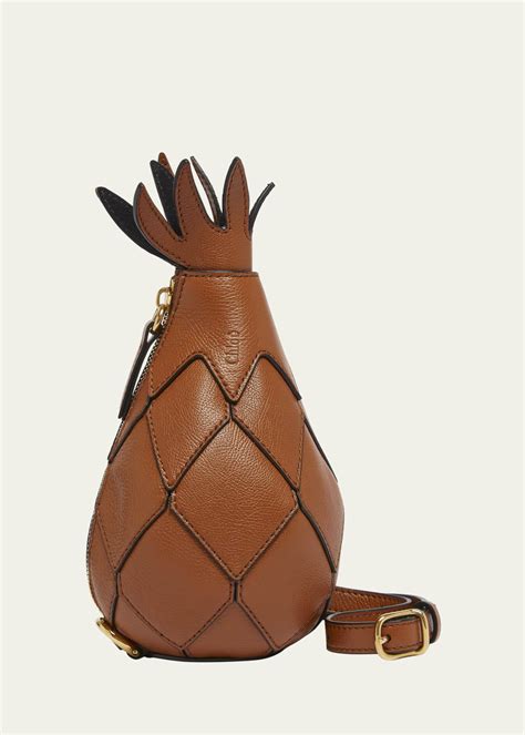 Chloe Bananas Pineapple Crossbody Bag In Calfskin Leather Bergdorf