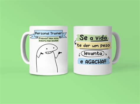 Caneca Personalizada Flork Profissão Personal Traner Elo7