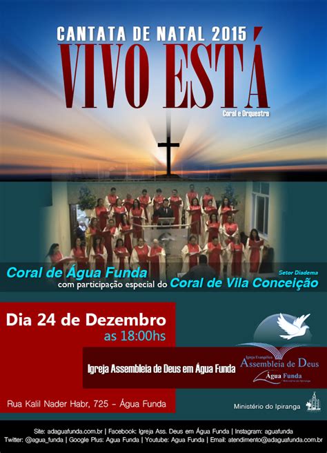 Cantata De Natal Vivo Est Igreja Ass Deus Em Gua Funda