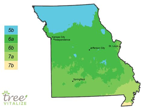 Planting Zones Missouri Hardiness Gardening And Climate Zone