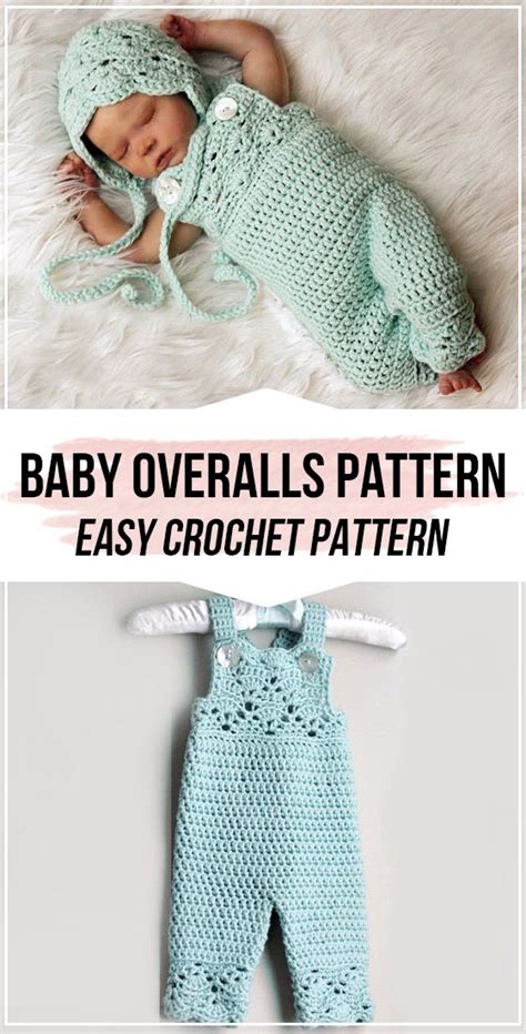 Crochet Baby Overalls Pattern Artofit