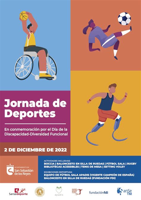 I Jornada De Deportes Para Visibilizar El Día De La Discapacidad Y Diversidad Funcional Sanse