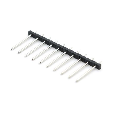 Fpic Connector 2 54mm Single Row Male Terminal Right Angle Pin Header