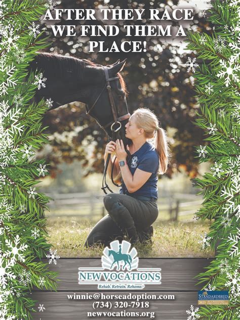 2023 Christmas Ads New Vocations Standardbred Canada