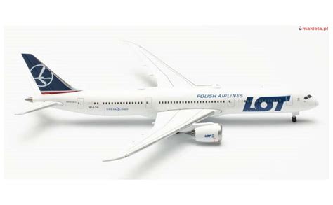 Herpa 536646 LOT Boeing 787 9 Dreamliner LOT SP LSG Skala 1 500