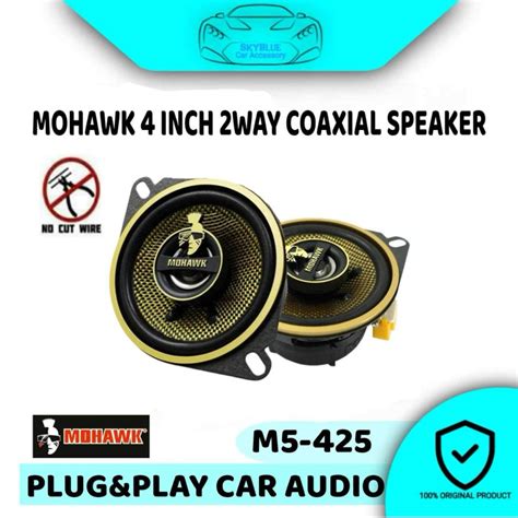 MOHAWK M5 425P2 V2 OEM Spk 4 Inch 2 Way Coaxial Speaker Plug Play Spk