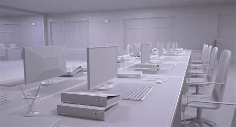 Office Interior 3d Model 79 Obj 3ds Unknown Max Free3d
