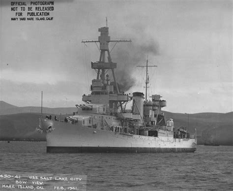 Cruiser Photo Index Ca 25 Uss Salt Lake City Navsource Photographic History Of The U S Navy