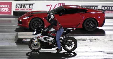 BMW 1000 RR Takes On A Suzuki Hayabusa And Kawasaki Ninja Corvette Is