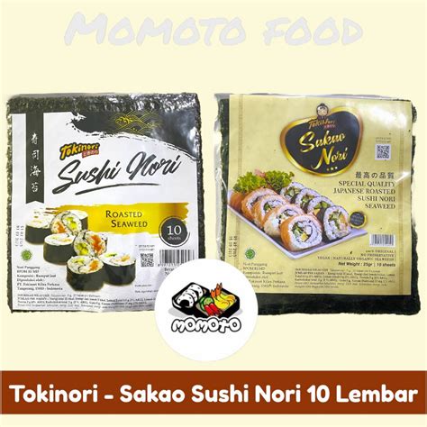 Jual Tokinori Sakao Sushi Nori Lembar Halal Kimbap Gimbap Rumput