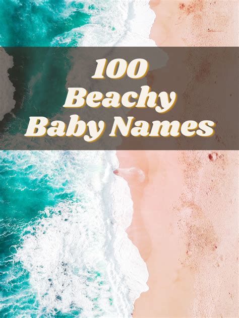 100 Beachy Baby Names for 2018 | The Friendly Fig