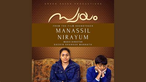 Manassil Nirayum Feat Unni Menon Youtube