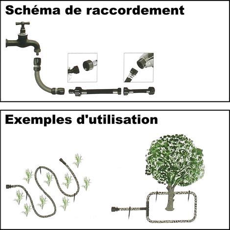 Tubo da giardino microporoso Ø 12 5 mm 1 2 pollice Lunghezza 30 metri