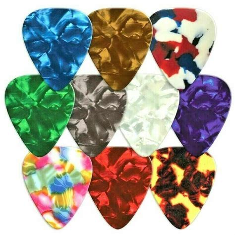 12 X Guitar Picks Plectrums Acoustic Bass Electric Guitars 3